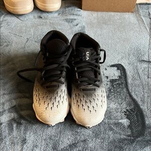 Under Armour Black and Gray Sneakers